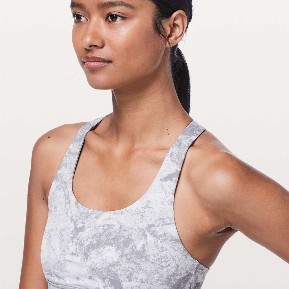 Lululemon Washed Marble Sports Bra